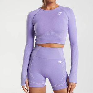 Gymshark Vital Seamless Long Sleeve Crop Top